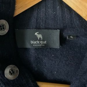 Black Goat Cashmere - Chunky Cardigan Sweater XL